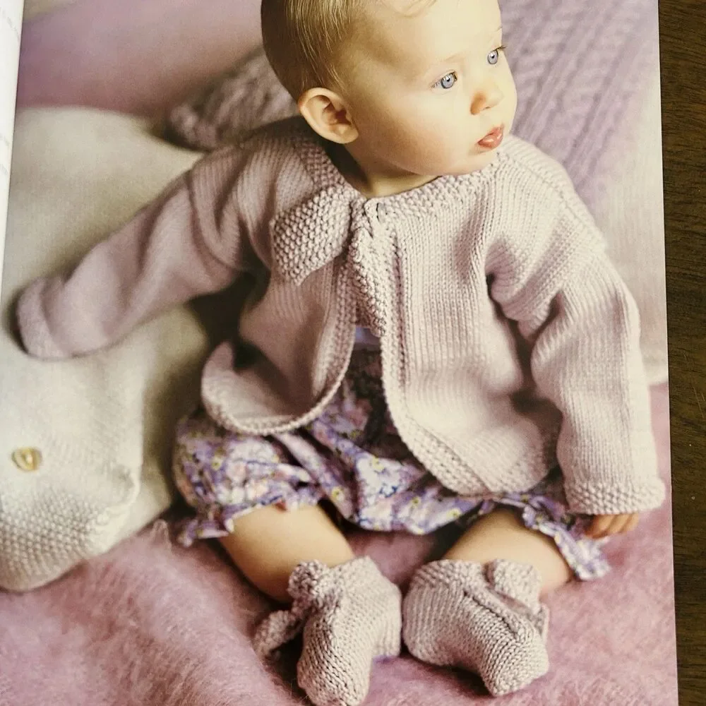 Debbie Bliss Knitting Pattern Book Lot of 2 Bundle Easy Knits Baby's Style 2000